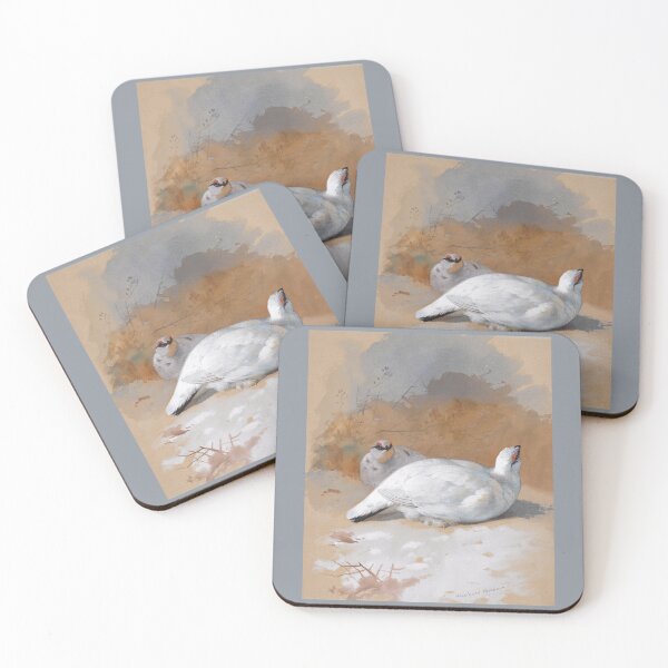 Item preview, Archibald Thorburn: A Brace of Ptarmigan in the Snow designed and sold by Tridentulus.