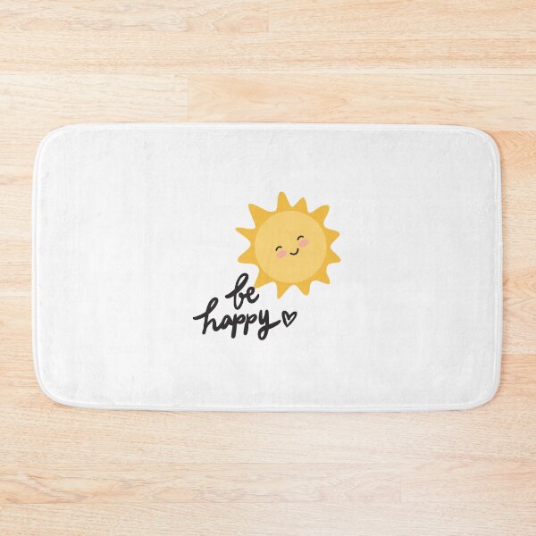Item preview, Be Happy Cartoon Sun Cute Positive Design designed and sold by Studio Sonder.