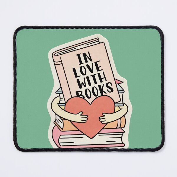 Item preview, Copy of Inlove with books, Heart and books design showing love for reading on a simple background designed and sold by SpaceartLilu.