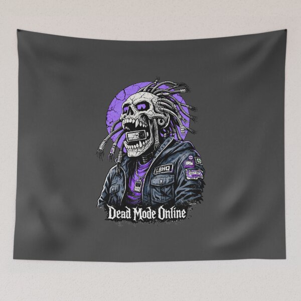 Item preview, Dead Mode Online – LowBatteryHQ Skull Streetwear Design designed and sold by LowBatteryHQ.