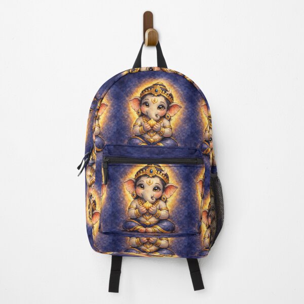 Item preview, Baby Ganesha with Modak Cute Hindu Spiritual Art designed and sold by Sarasvati’s Divine Art.