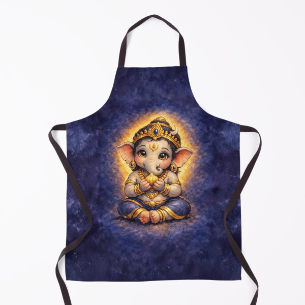 Item preview, Baby Ganesha with Modak Cute Hindu Spiritual Art designed and sold by Sarasvati’s Divine Art.