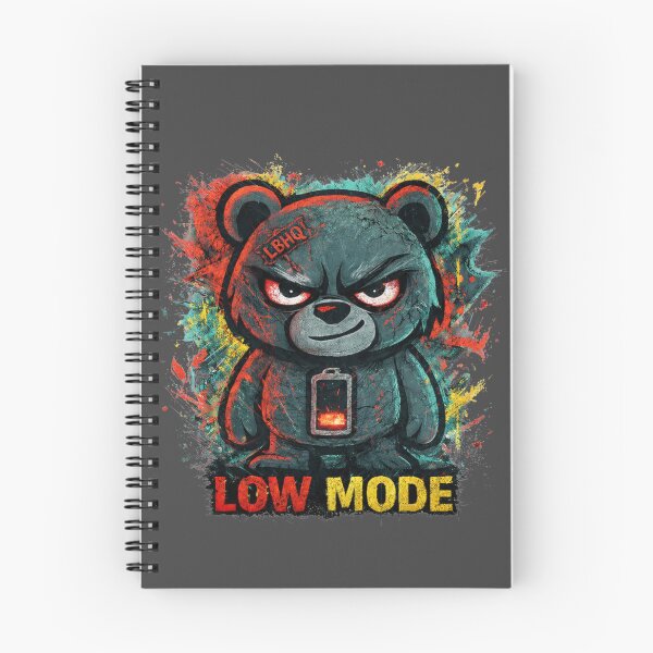 Item preview, Low Mode Bear designed and sold by LowBatteryHQ.