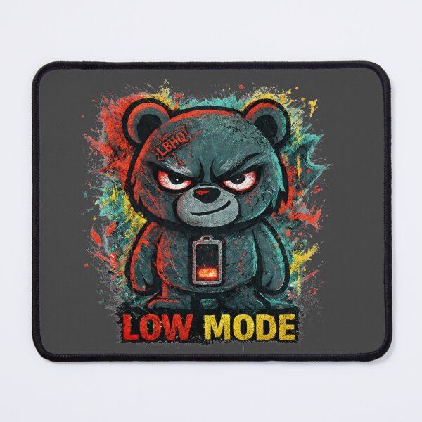 Item preview, Low Mode Bear designed and sold by LowBatteryHQ.
