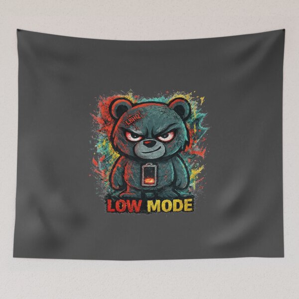 Item preview, Low Mode Bear designed and sold by LowBatteryHQ.