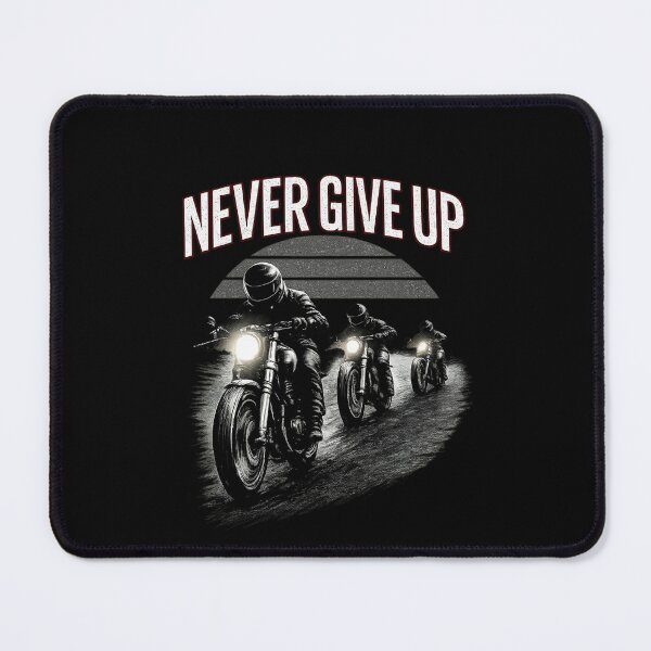 Item preview, Copy of Never Give Up Motorcycle Rider – Powerful Vintage Biker Art, Inspirational & Funny Gift for True Riders designed and sold by Williams Anderson.
