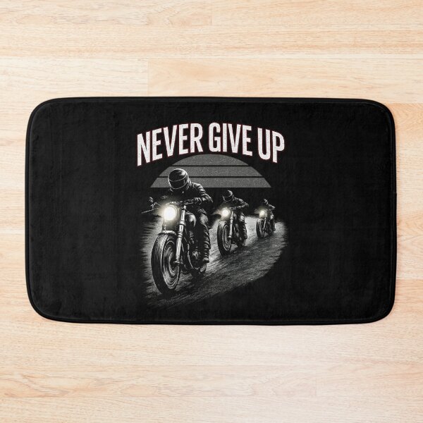 Item preview, Copy of Never Give Up Motorcycle Rider – Powerful Vintage Biker Art, Inspirational & Funny Gift for True Riders designed and sold by Williams Anderson.