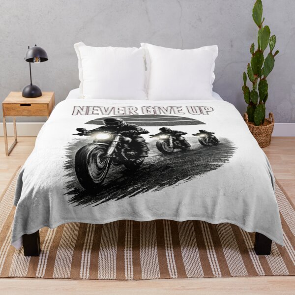 Item preview, Copy of Never Give Up Motorcycle Rider – Powerful Vintage Biker Art, Inspirational & Funny Gift for True Riders designed and sold by Williams Anderson.