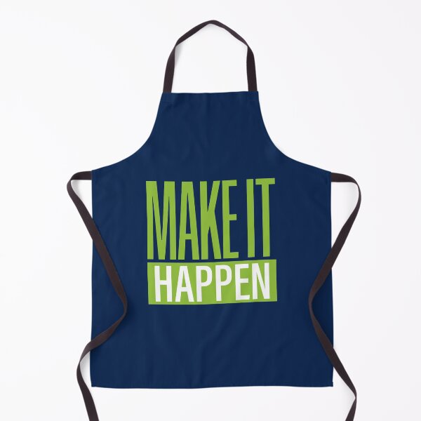 Item preview, MAKE IT HAPPEN – Bold Motivational Typography - Green designed and sold by modo-arte.
