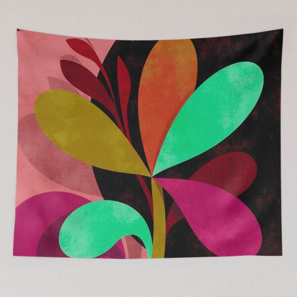 Item preview, Abstract Floral Energy Bloom designed and sold by joycrysstudio.