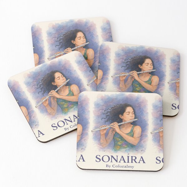 Item preview, Sonaira — Artistic illustration inspired by music and air. By COLORALMY designed and sold by Coloralmy.
