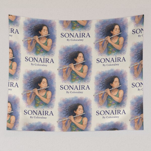 Item preview, Sonaira — Artistic illustration inspired by music and air. By COLORALMY designed and sold by Coloralmy.