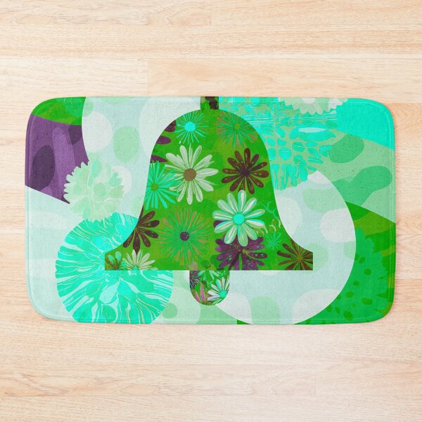 Item preview, Green Floral Calm – Abstract Nature Art designed and sold by joycrysstudio.