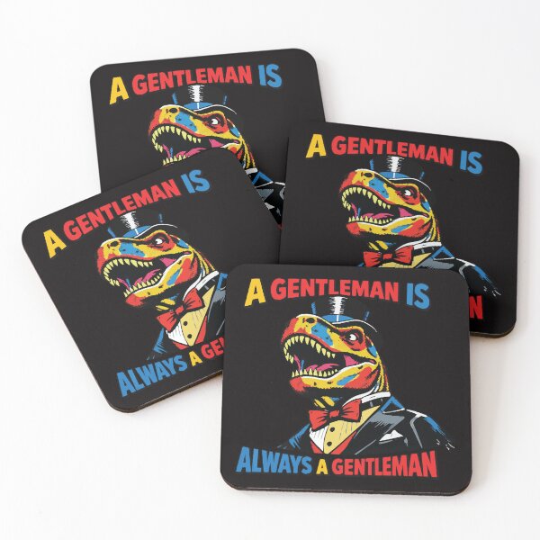 Item preview, Pop Art T-Rex Gentleman – Ironic Dandy Dinosaur designed and sold by Virtualstars.