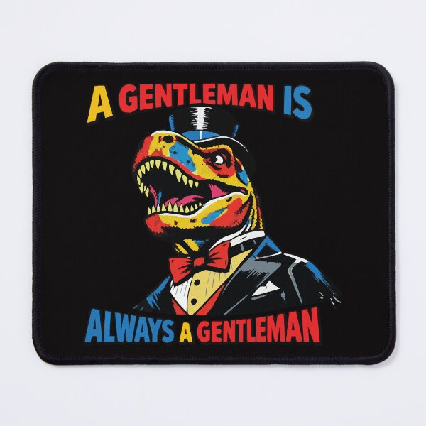 Item preview, Pop Art T-Rex Gentleman – Ironic Dandy Dinosaur designed and sold by Virtualstars.