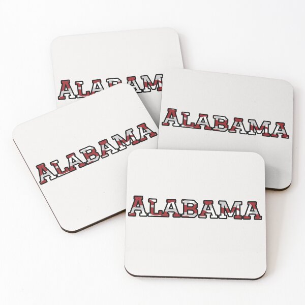 Item preview, Alabama Roots Lettering | Bold Crimson & White Style designed and sold by Long Family Gifts.