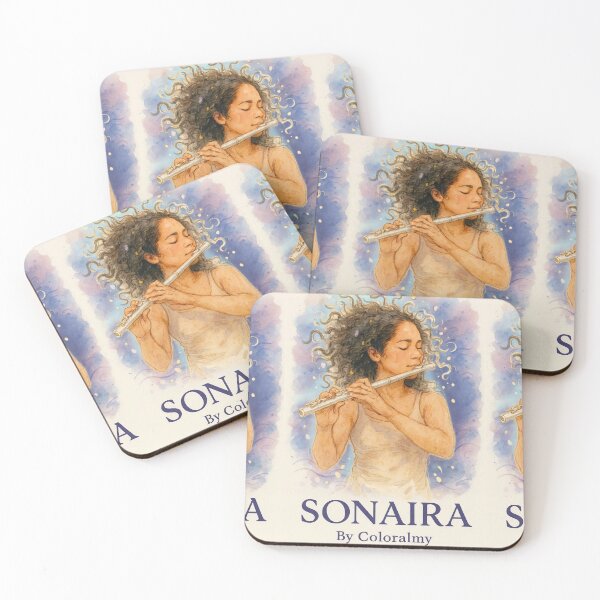 Item preview, Sonaira — Expressive artistic illustration inspired by music. By COLORALMY designed and sold by Coloralmy.