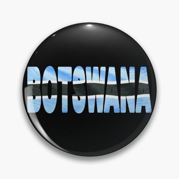 Item preview, BOTSWANA - Flag Flying in Wind cut to Letters Souvenir Sticker Shirt designed and sold by Adam Gormley.
