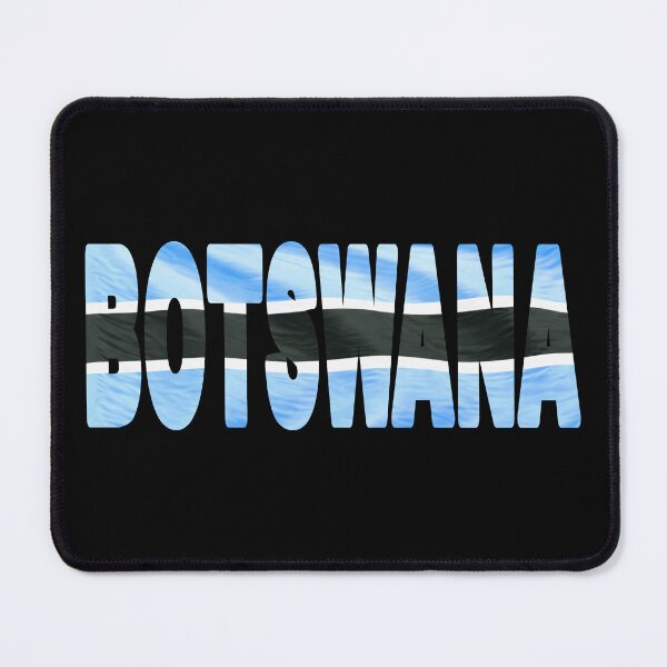 Item preview, BOTSWANA - Flag Flying in Wind cut to Letters Souvenir Sticker Shirt designed and sold by Adam Gormley.