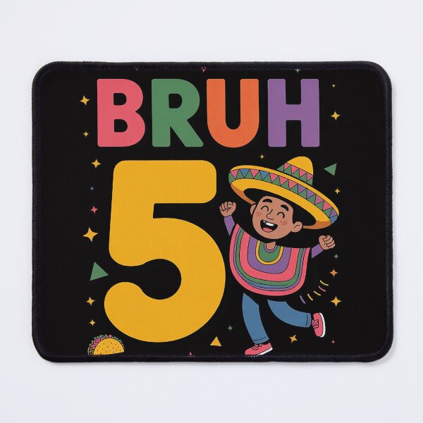 Item preview, Bruh I'm 5 Let's Fiesta Cinco De Mayo I'm 5 Dabbing Poncho designed and sold by Vexat062Art.