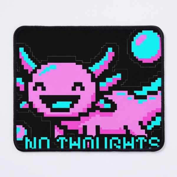 Item preview, Funny Axolotl No Thoughts Head Empty Retro Pixel Art designed and sold by ClubChaos.