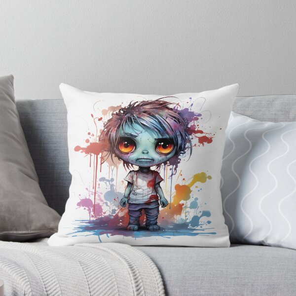 Item preview, Colourful Watercolour Zombie Kid designed and sold by Poison-Potion.