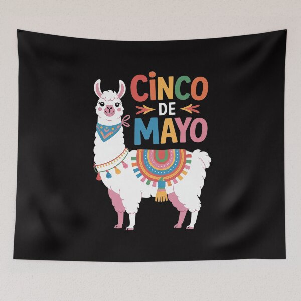 Item preview, Cinco De Mayo Llama Fiesta Mexican Party Vibe designed and sold by Vexat062Art.