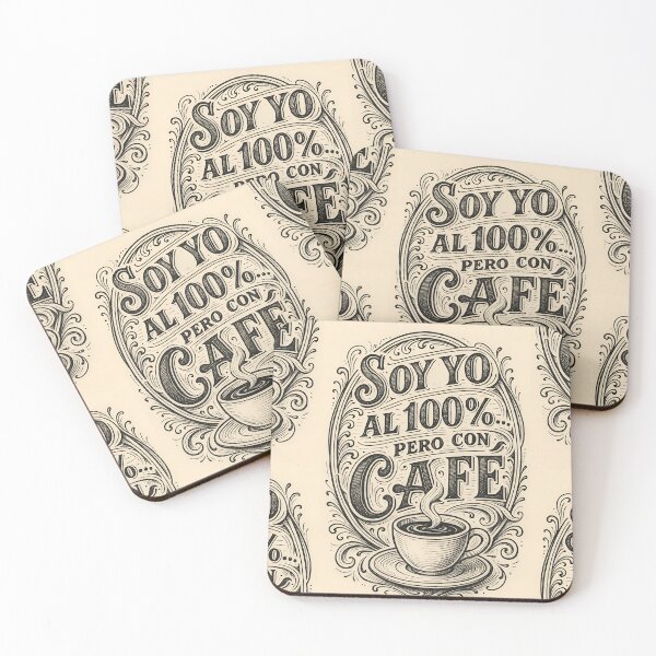 Item preview, It's me 100%... but with coffee (Black and White Version)Version 1 — By COLORALMY designed and sold by Coloralmy.
