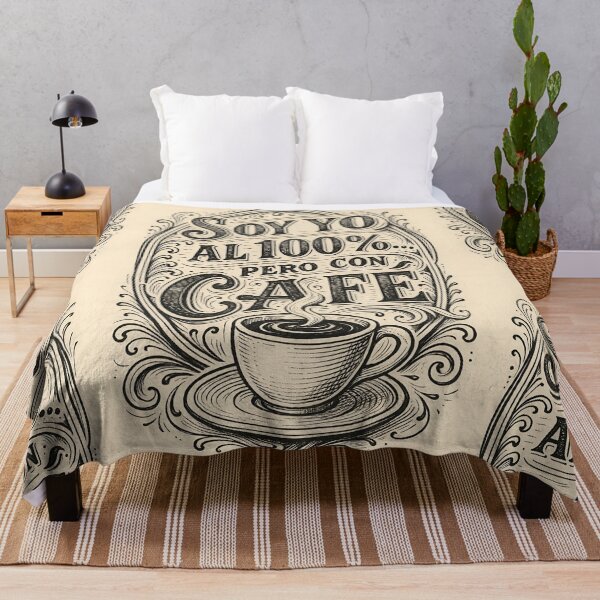 Item preview, It's me 100%... but with coffee (Black and White Version)Version 1 — By COLORALMY designed and sold by Coloralmy.