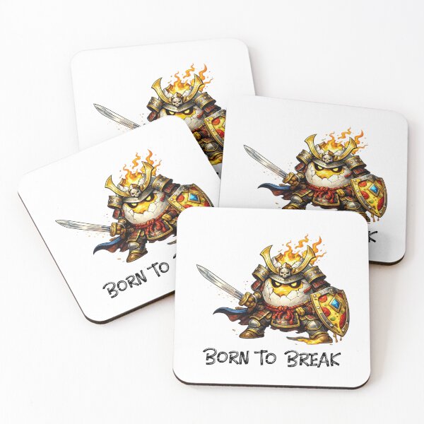 Item preview, Egg Samurai Warrior – Fierce Funny Food Samurai designed and sold by DigiWoosh.