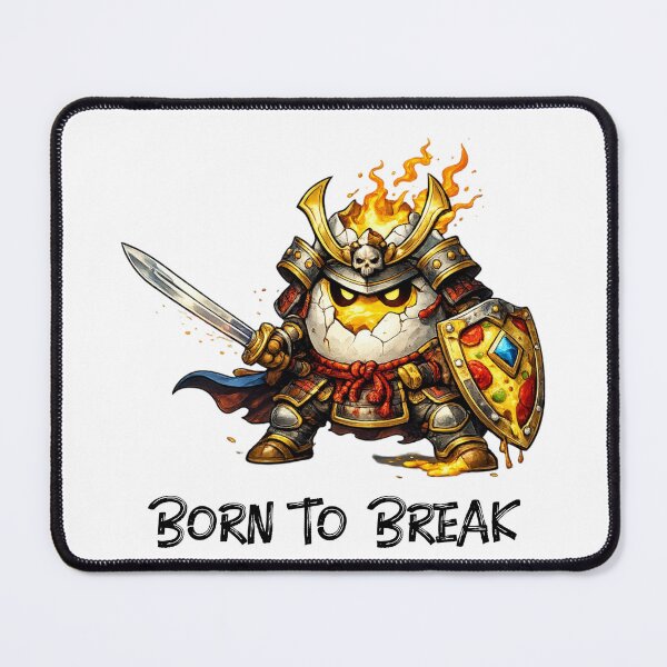 Item preview, Egg Samurai Warrior – Fierce Funny Food Samurai designed and sold by DigiWoosh.