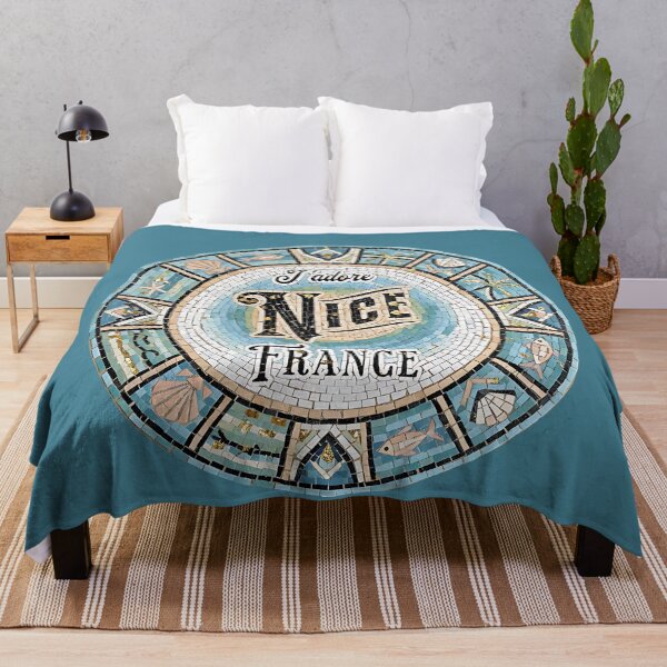 Item preview, J’adore Nice — French Riviera Mosaic Art designed and sold by FrancophileFun.