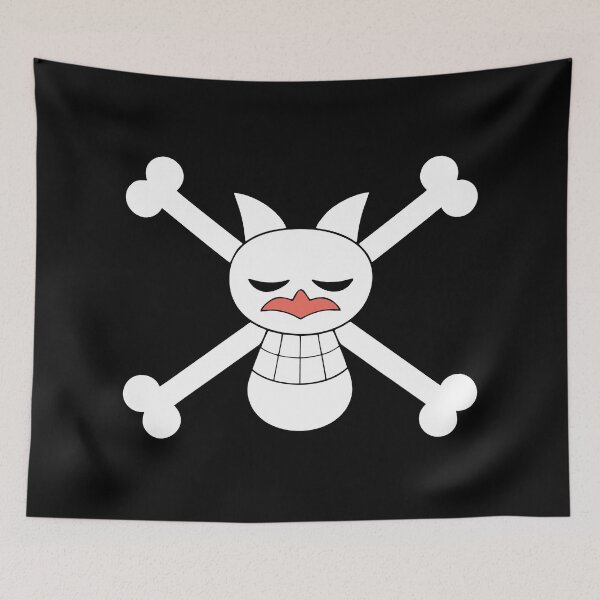 Item preview, foxy davy back fight flag vintage retro designed and sold by losgalacti.