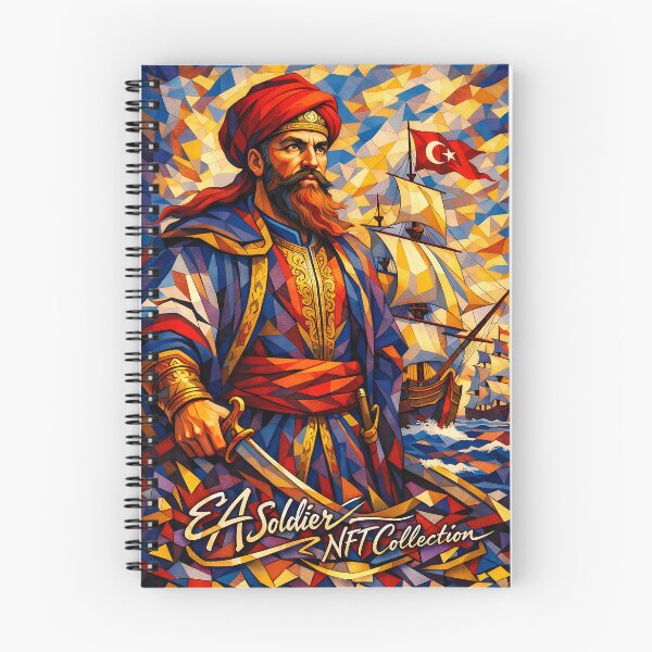 Item preview, Barbarossa Ottoman Empire Admiral Redbeard, EA Soldier NFT Collection, Admirals Series designed and sold by EASNFTCOL.