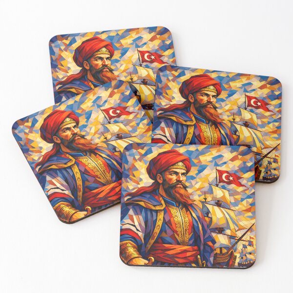 Item preview, Barbarossa Ottoman Empire Admiral Redbeard, EA Soldier NFT Collection, Admirals Series designed and sold by EASNFTCOL.