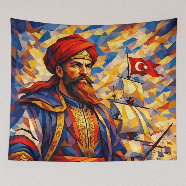Item preview, Barbarossa Ottoman Empire Admiral Redbeard, EA Soldier NFT Collection, Admirals Series designed and sold by EASNFTCOL.