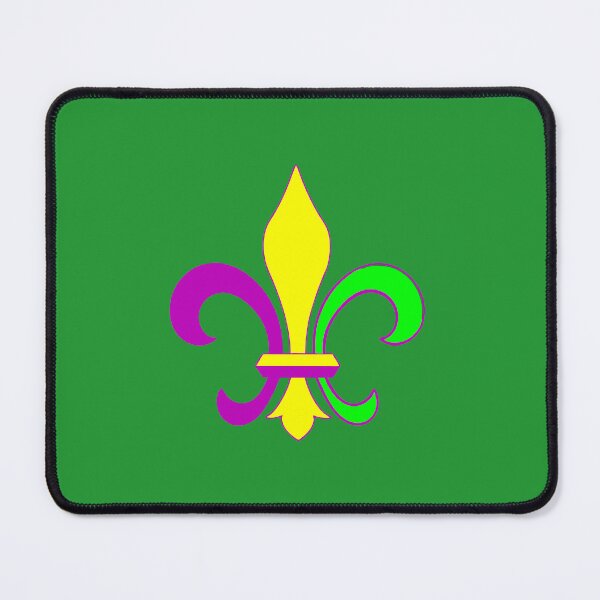 Item preview, Mardi Gras Fleur-de-Lis – Bold Purple, Green & Gold  designed and sold by donwillisjrart.