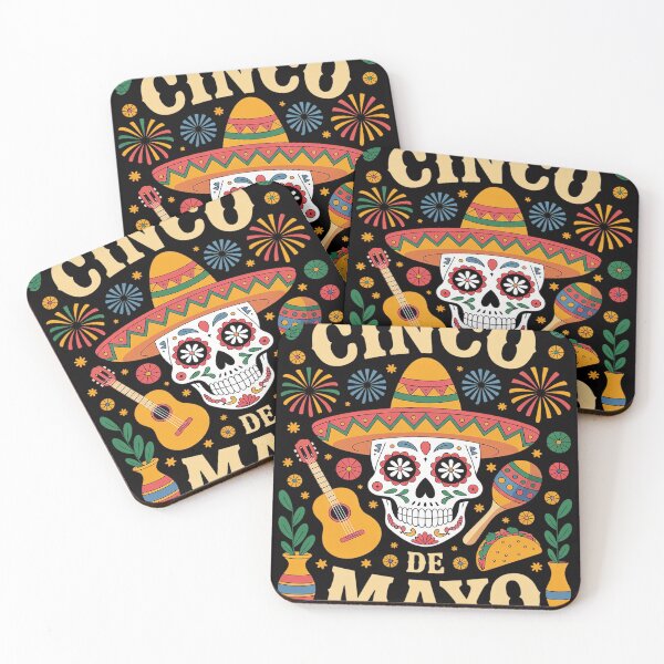 Item preview, Cinco De Mayo Mexican Sugar Skull Fiesta Squad 5 De Mayo designed and sold by Vexat062Art.