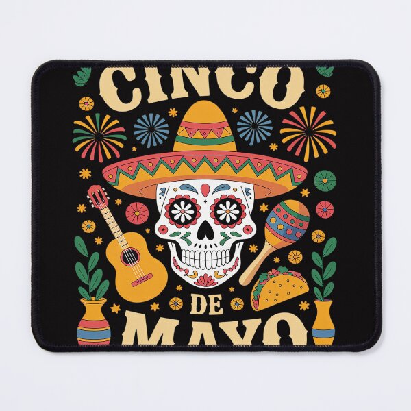 Item preview, Cinco De Mayo Mexican Sugar Skull Fiesta Squad 5 De Mayo designed and sold by Vexat062Art.
