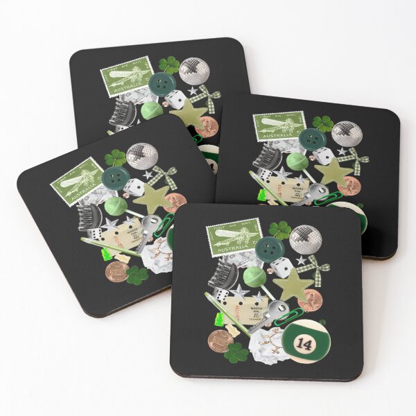 Item preview, What’s In My Bag Green Flatlay Design designed and sold by utrgwwtbl53.