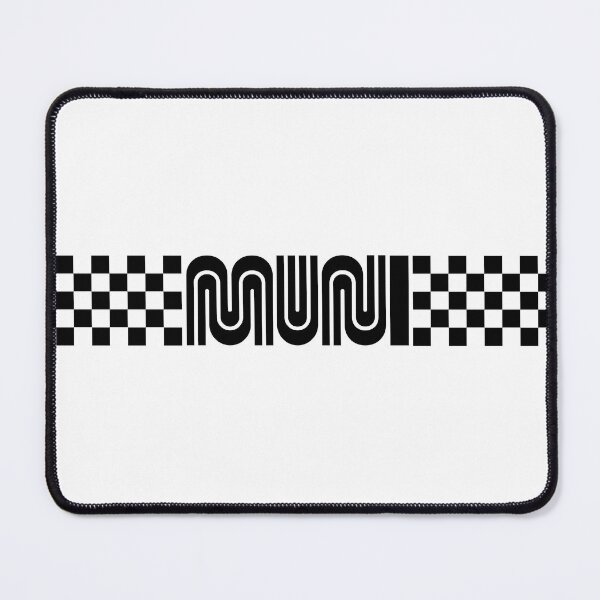 Item preview, Checkered MUNI  designed and sold by PIXEL POP DESIGNS - Beyond the Norm!.