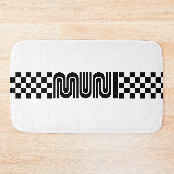Item preview, Checkered MUNI  designed and sold by PIXEL POP DESIGNS - Beyond the Norm!.