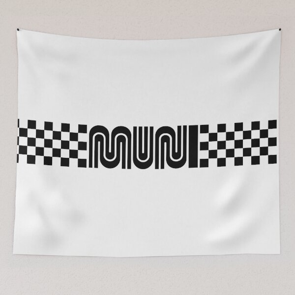 Item preview, Checkered MUNI  designed and sold by PIXEL POP DESIGNS - Beyond the Norm!.
