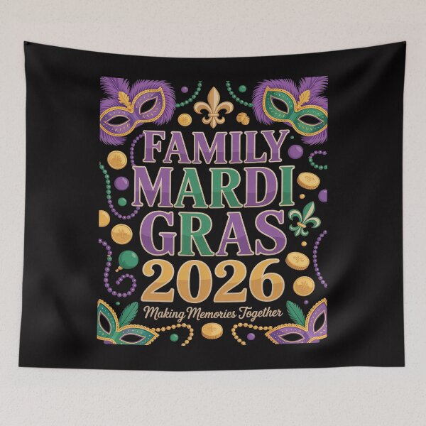 Item preview, Family Mardi Gras 2026 Making Memories Together designed and sold by Vexat062Art.