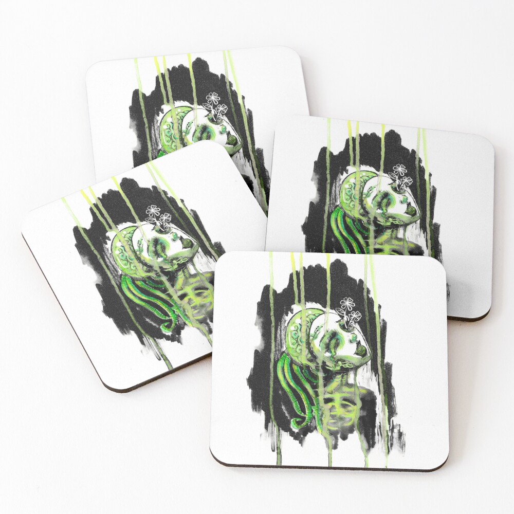 Item preview, Coasters (Set of 4) designed and sold by CryptCreation.