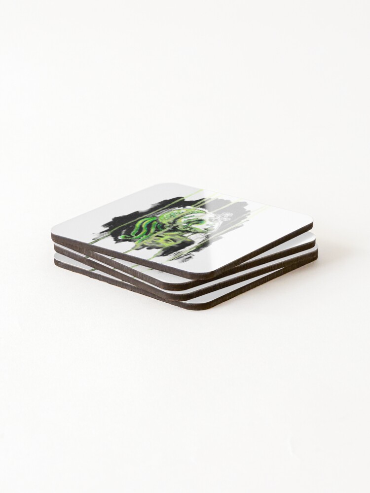 Thumbnail 4 of 5, Coasters (Set of 4), Toxicity  designed and sold by CryptCreation.