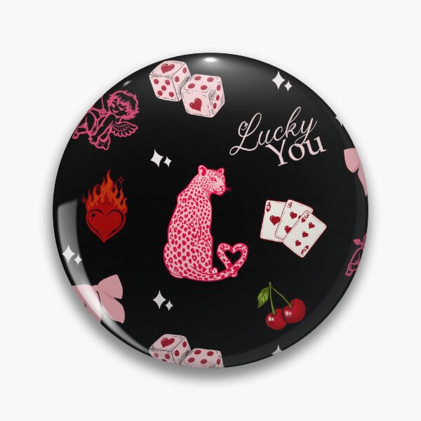 Item preview, Lucky You — Y2K Valentine Icons Pattern (Self Love) designed and sold by MoeJoedesign .