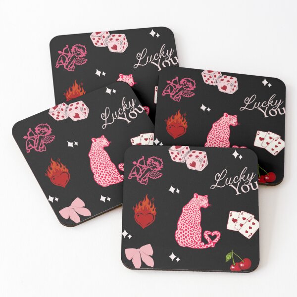 Item preview, Lucky You — Y2K Valentine Icons Pattern (Self Love) designed and sold by MoeJoedesign .