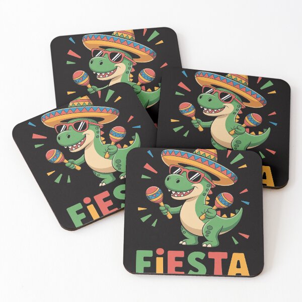 Item preview, Let's Fiesta, Mexican Dinosaur Kids Boys Funny Cinco De Mayo designed and sold by PattonJillian.