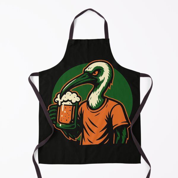 Item preview, Ibis Drinking a Beer designed and sold by Ghost on Toast.